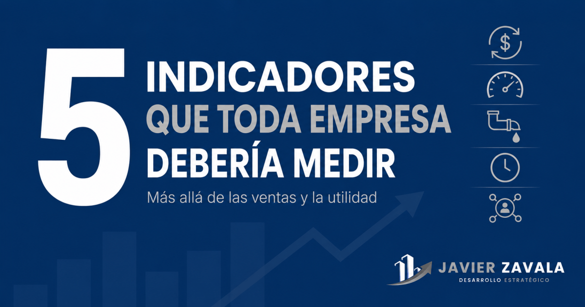 5 indicadores que toda empresa debería medir (más allá de las ventas y la&nbsp;utilidad)